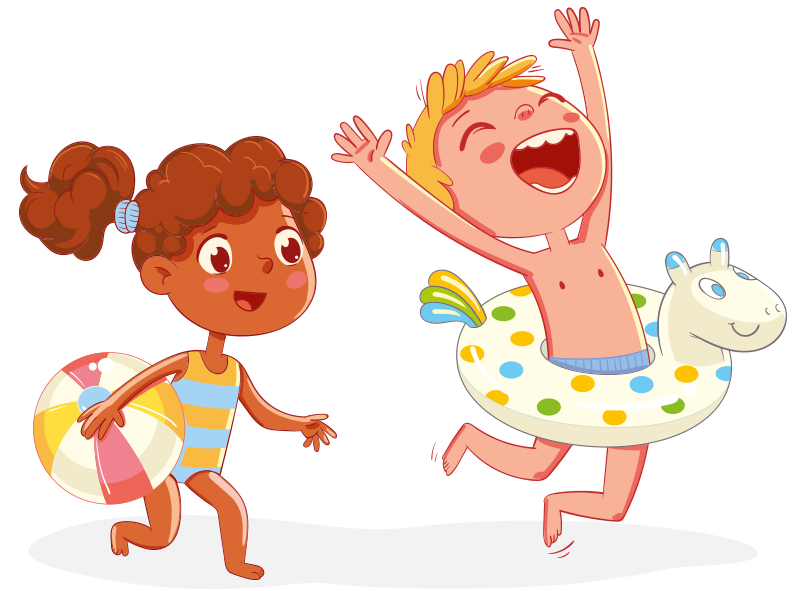 Acitivité piscine - Découverte de la nage au tout petit.